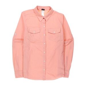 PATAGONIA Salmon Convertible Sleeves, Button Down Long-Sleeved Overcast Shirt